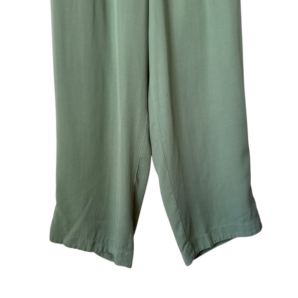 CUT LOOSE Pistachio Green Tencel 2 Piece Pants & Top Set Lightweight Lounge L - Picture 7 of 14